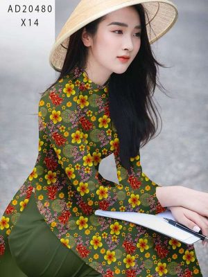 vai ao dai hoa mai don tet (11)